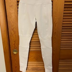 ALO Yoga High Waisted White Leggings